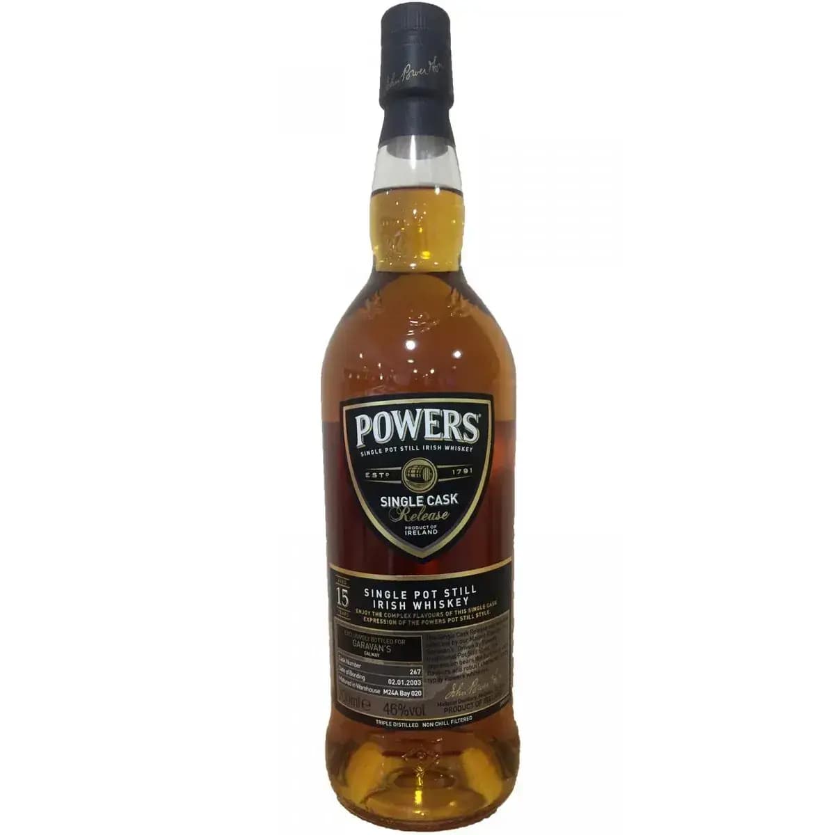 Powers 2003 Single Cask Release Cask Nr.267 15 Years Old