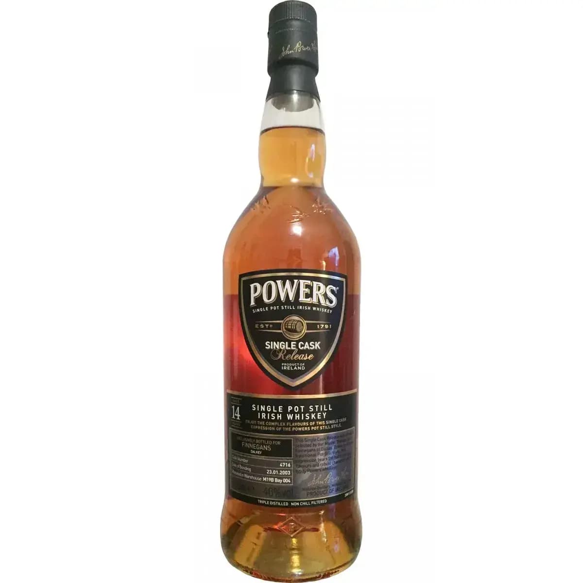 Powers 2003 Single Cask Release Cask Nr.4716 14 Years Old