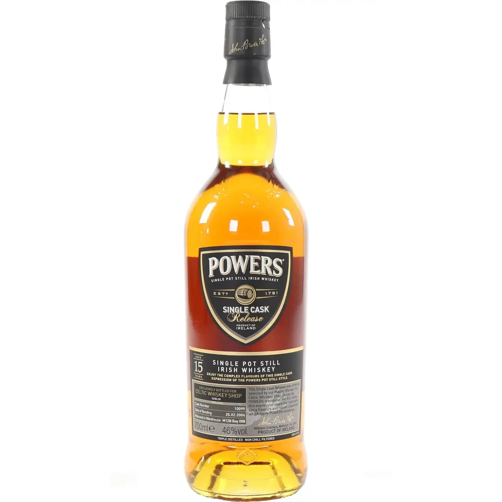 Powers 2004 Single Cask Release Cask Nr.10099 15 Years Old