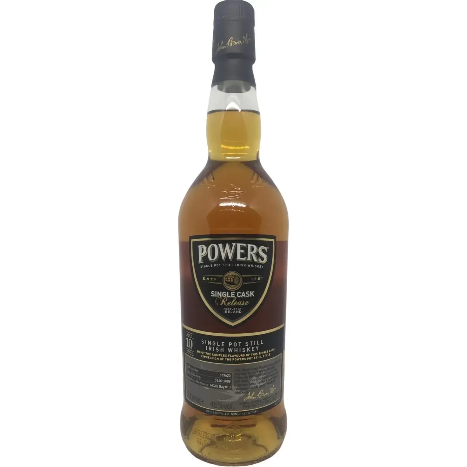 Powers 2008 Single Cask Release Cask Nr.147620 10 Years Old