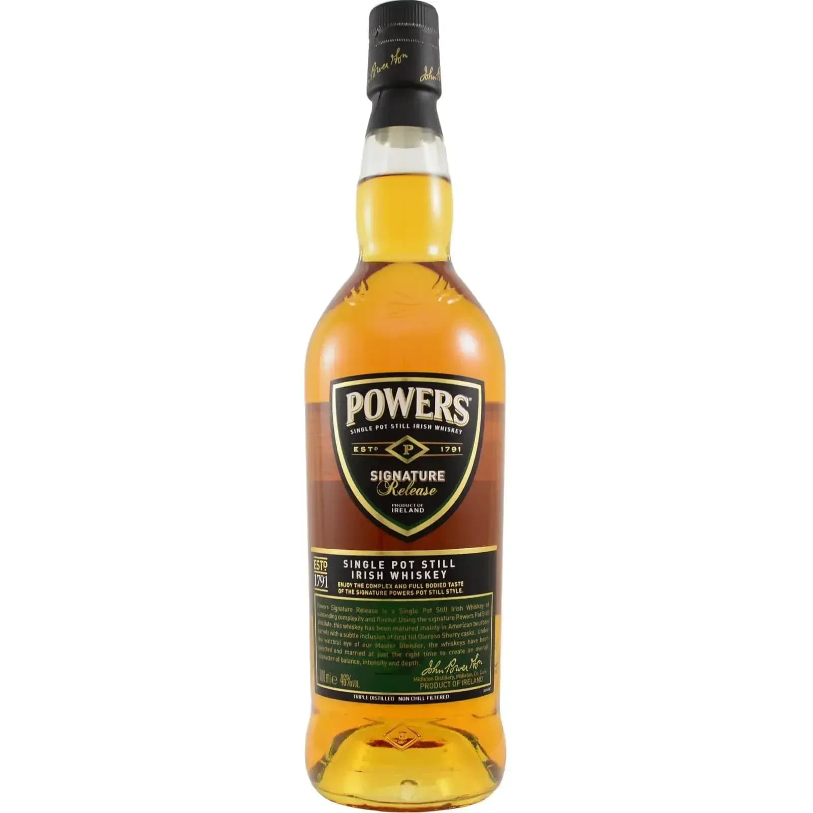 Powers Signature Release Irish Whiskey