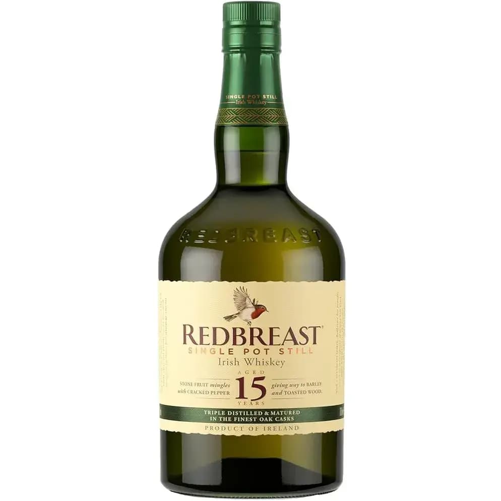 Redbreast 15 Years Old Triple Distilled And Matured
