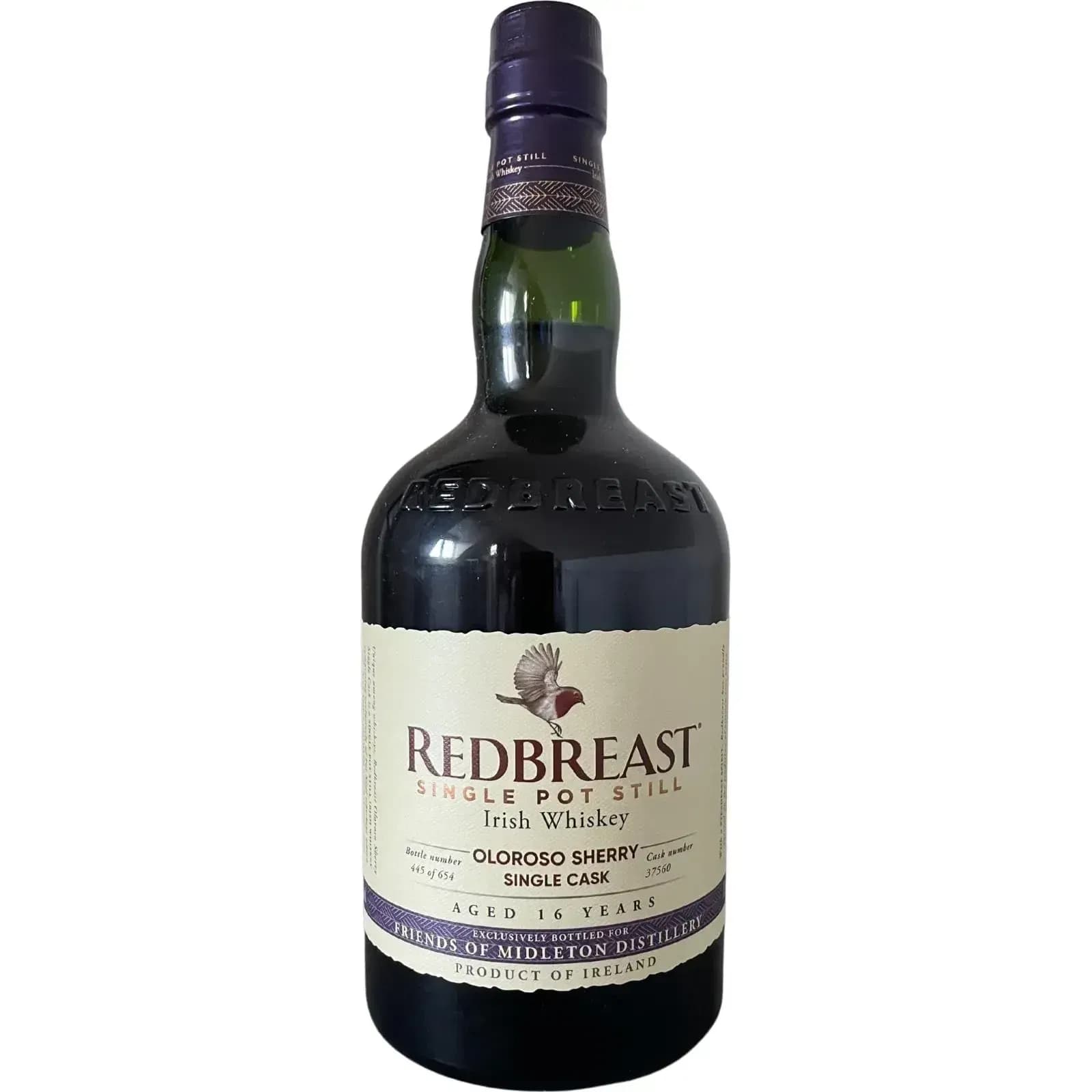 Redbreast 16 Years Old Single Cask Nr.37560