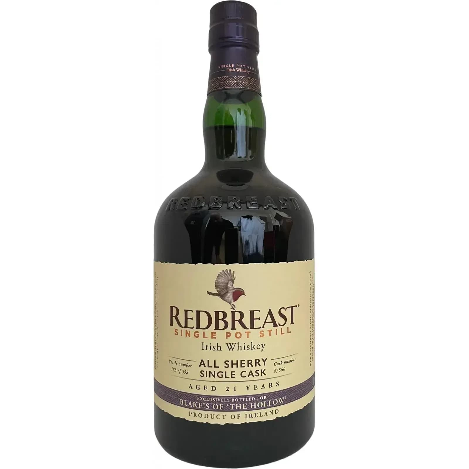 Redbreast 1998 All Sherry - Single Cask Nr.47560 21 Years Old