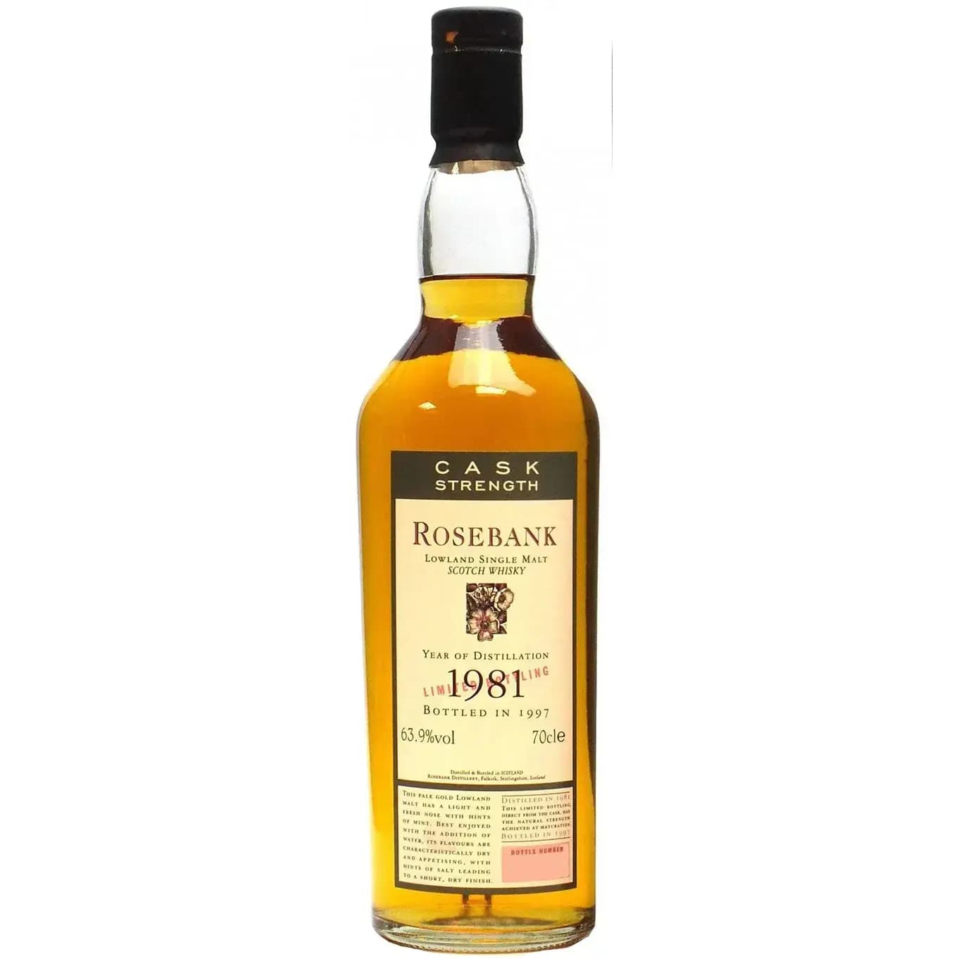 Rosebank 1981 Flora & Fauna - Cask Strength 16 Years Old