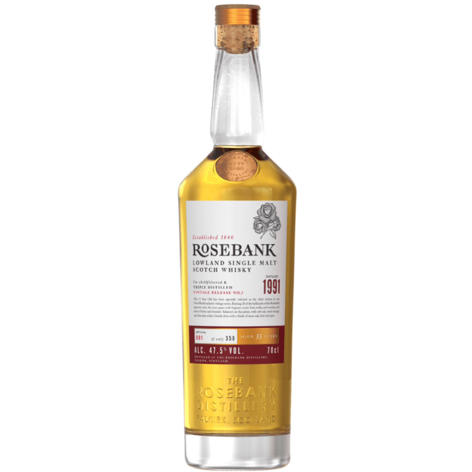 Rosebank 1991 Vintage Release Three Ian Macleod Distillers
