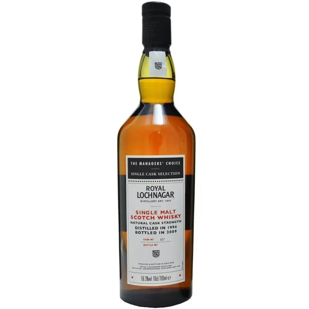 Royal Lochnagar 1994 The Managers' Choice Cask Nr.837