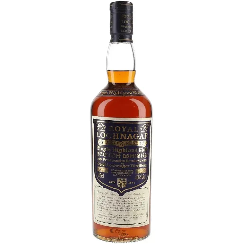 Royal Lochnagar Selected Reserve Bottled 1980s 75cl