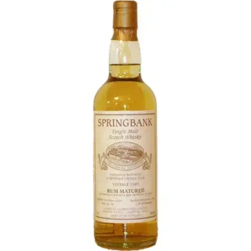 Springbank 10 Years Old 1989 Private Bottling Symposion Vintage Club Cask Nr.36