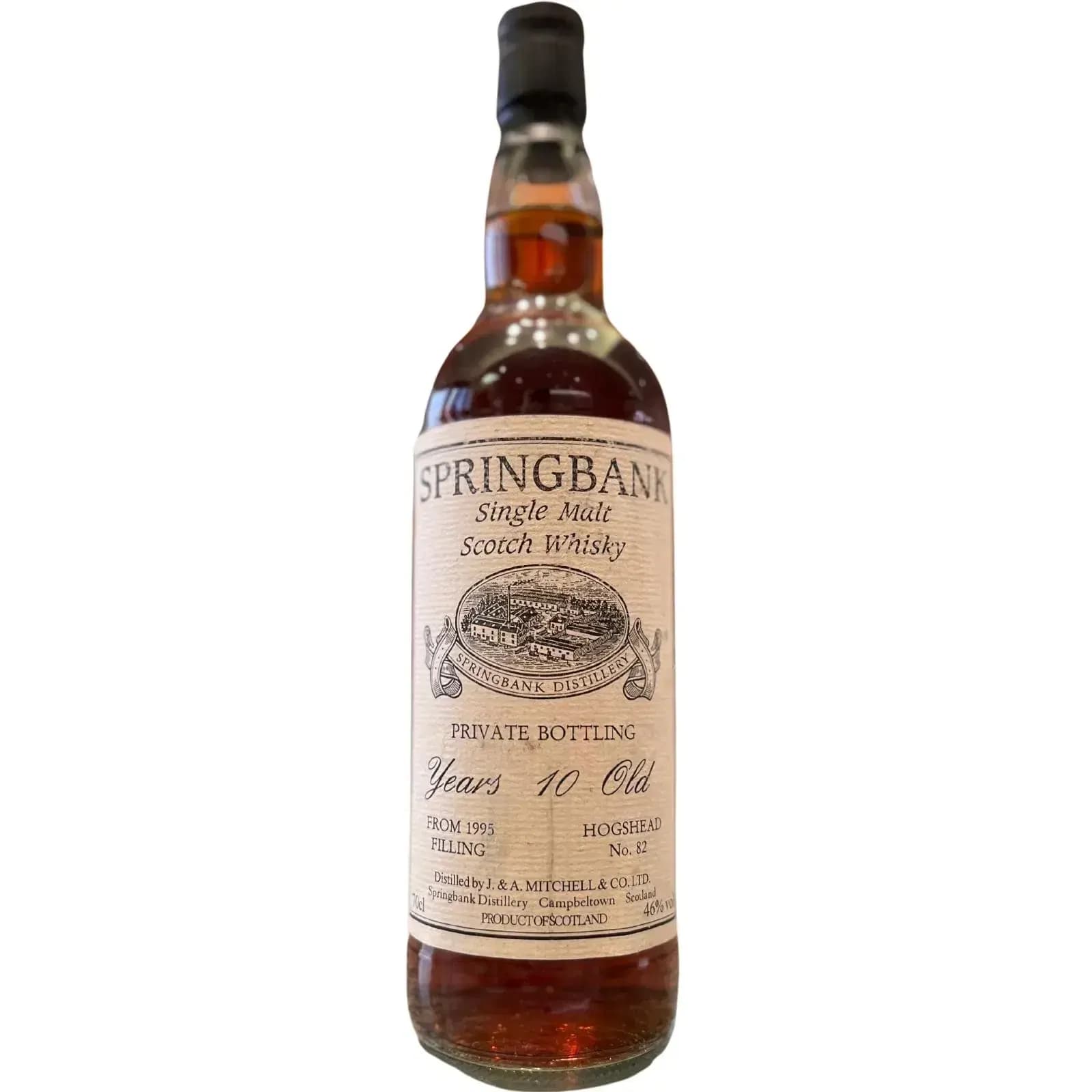 Springbank 10 Years Old 1995 Private Bottling Cask Nr.82