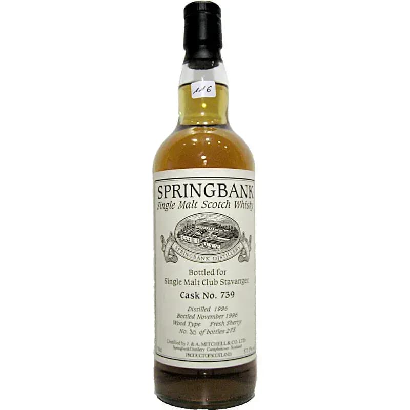 Springbank 10 Years Old 1996 Private Bottling Cask Nr.739