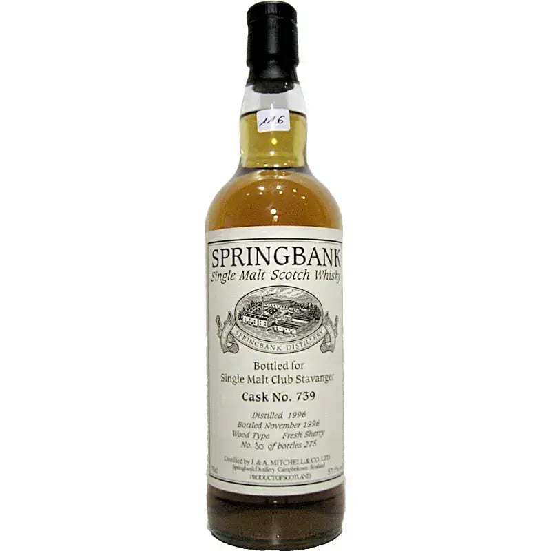 Springbank 10 Years Old 1996 Private Bottling Cask Nr.739