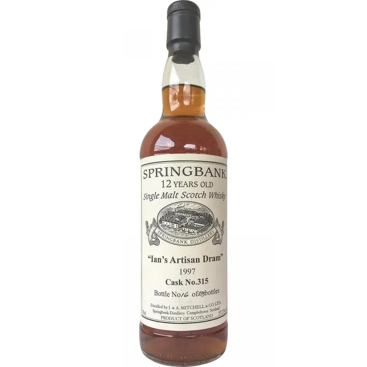 Springbank 12 Years Old 1997 Ians Artisan Dram Private Bottling Cask Nr.315