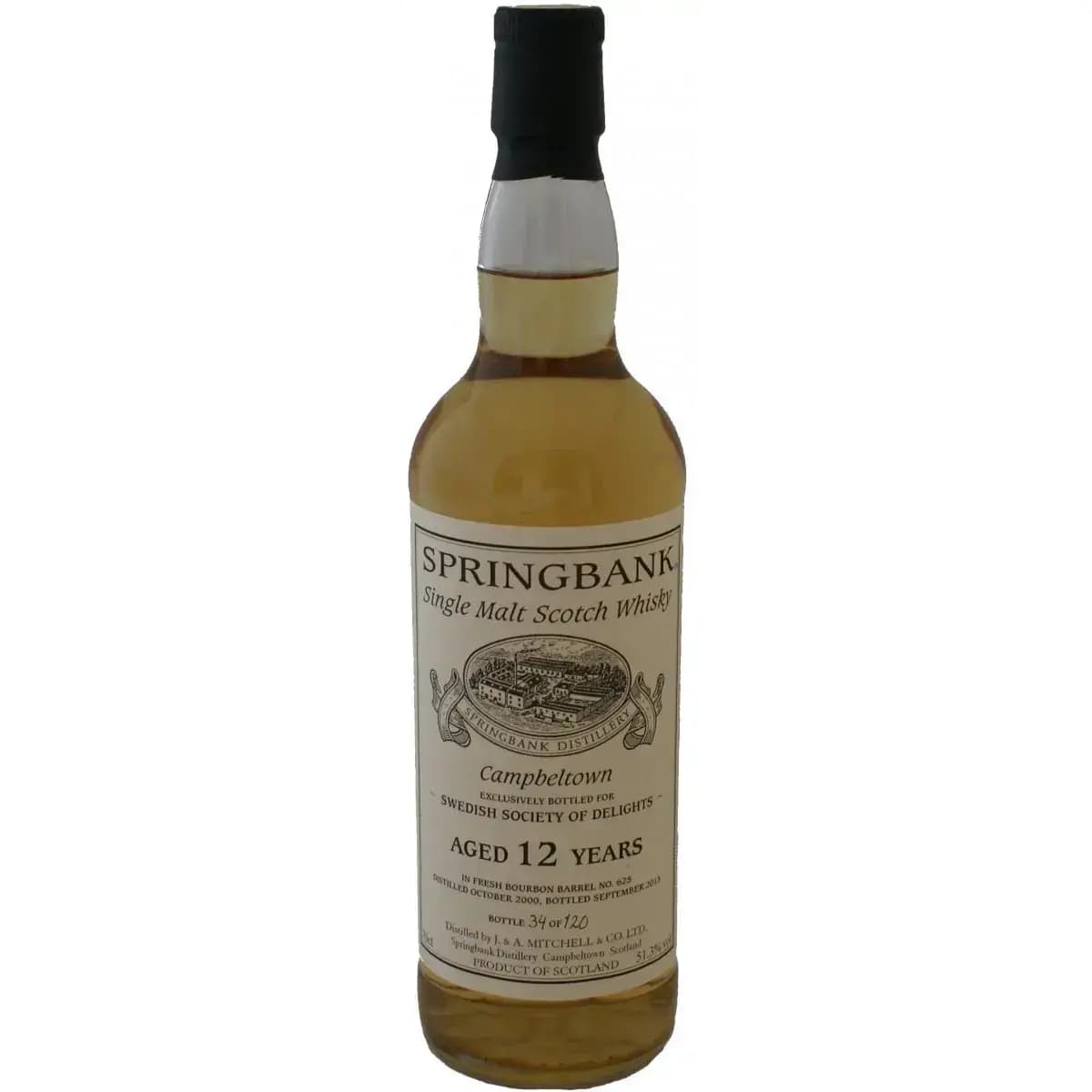 Springbank 12 Years Old 2000 Cask Owner Nr.625