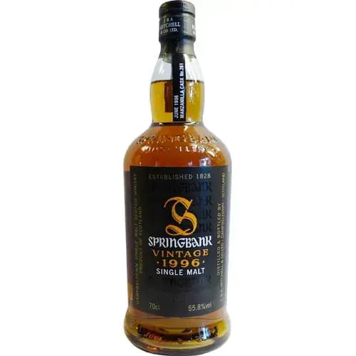 Springbank 13 Years Old 1996 Vintage For Sweden Cask Nr.261