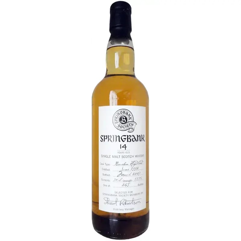 Springbank 14 Years Old 1992 Society Bottling