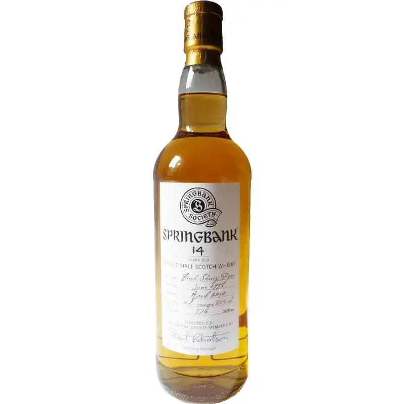 Springbank 14 Years Old 1995 Society Bottling