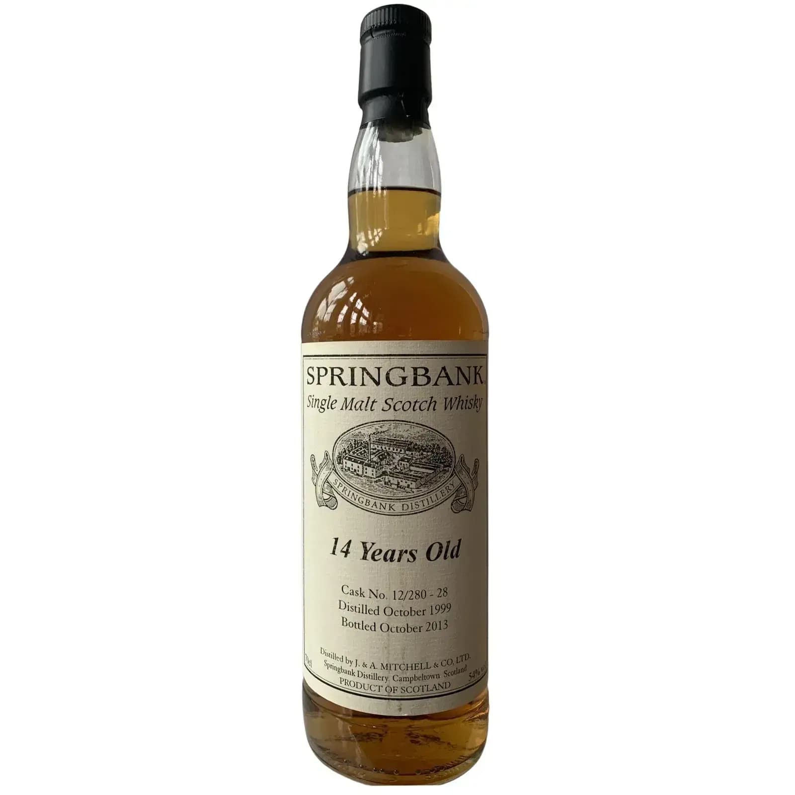 Springbank 14 Years Old 1999 Private Bottling Cask Nr.12/280 - 28