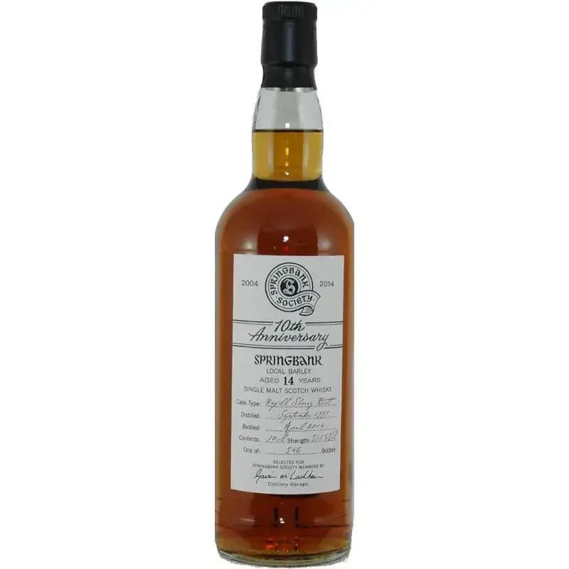 Springbank 14 Years Old 1999 Society Bottling Local Barley
