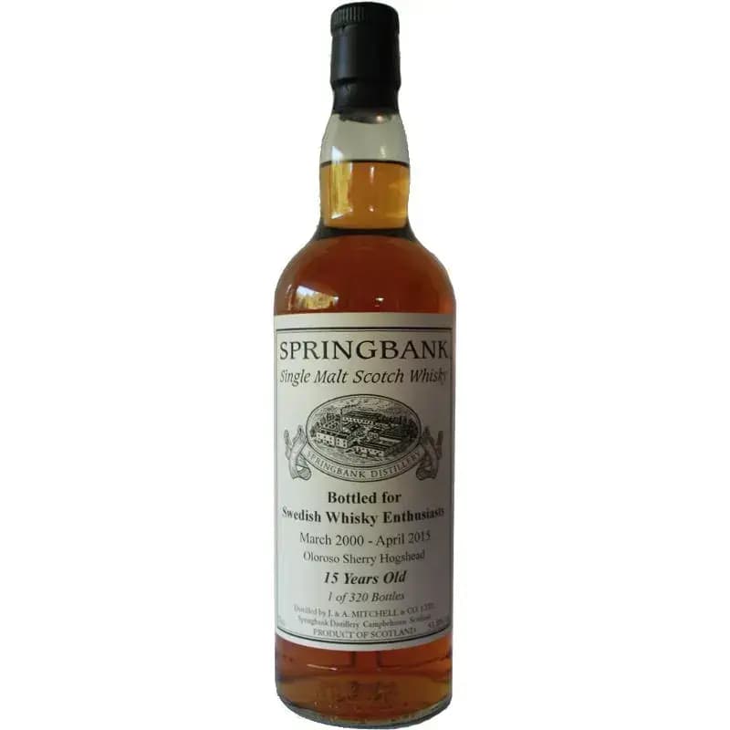 Springbank 15 Years Old 2000 Private Bottling