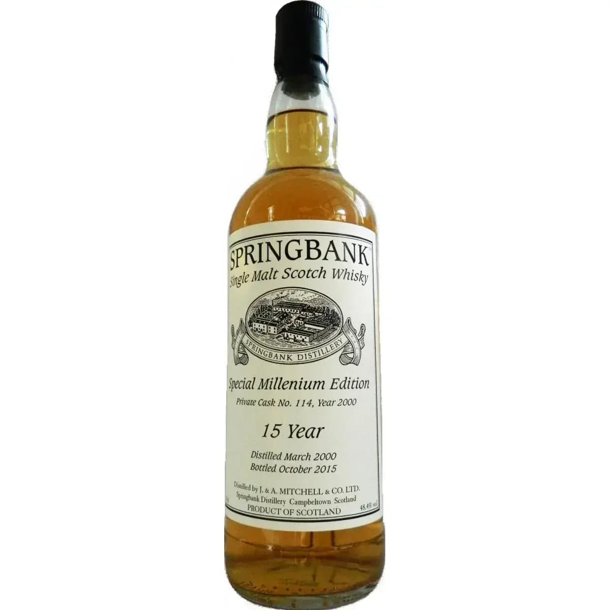 Springbank 15 Years Old 2000 Private Bottling Cask Nr.114