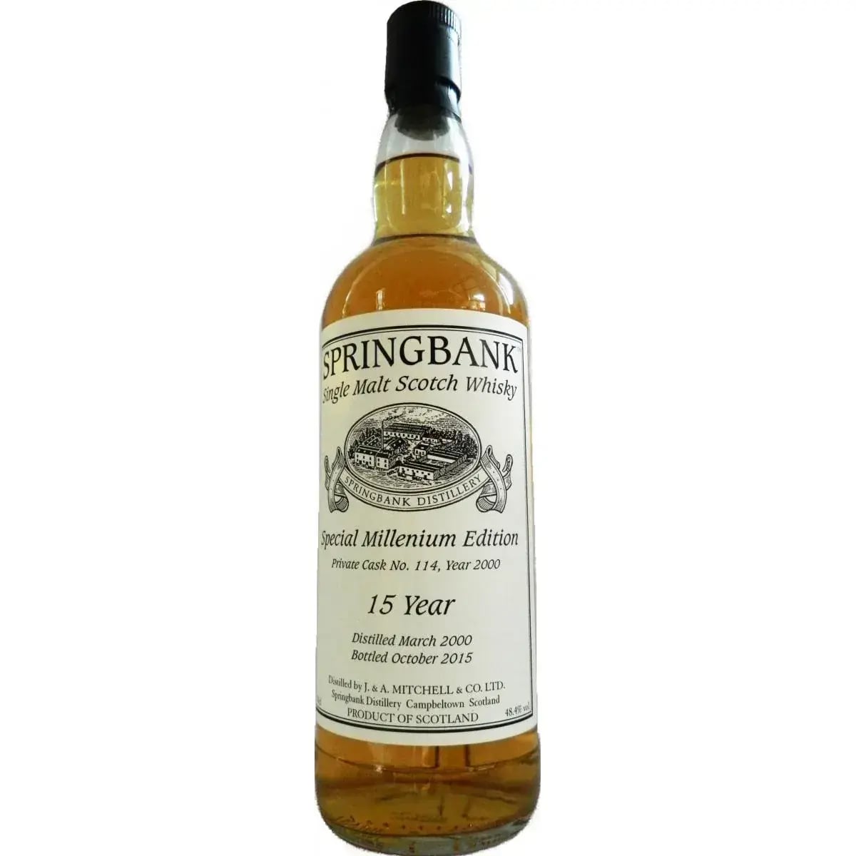 Springbank 15 Years Old 2000 Private Bottling Cask Nr.114