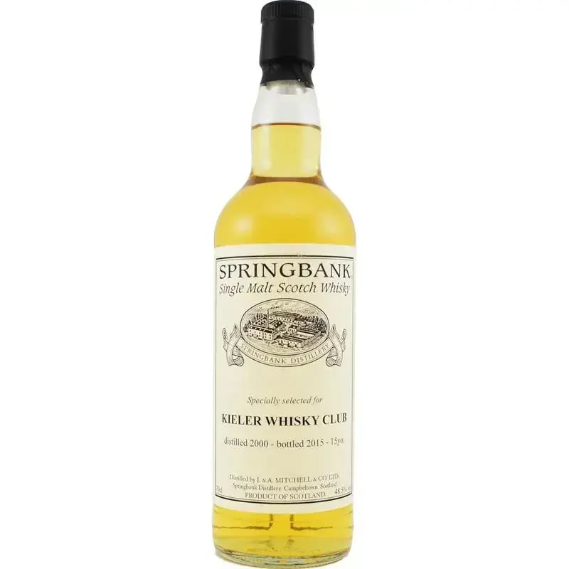 Springbank 15 Years Old 2000 Private Bottling Cask Nr.634