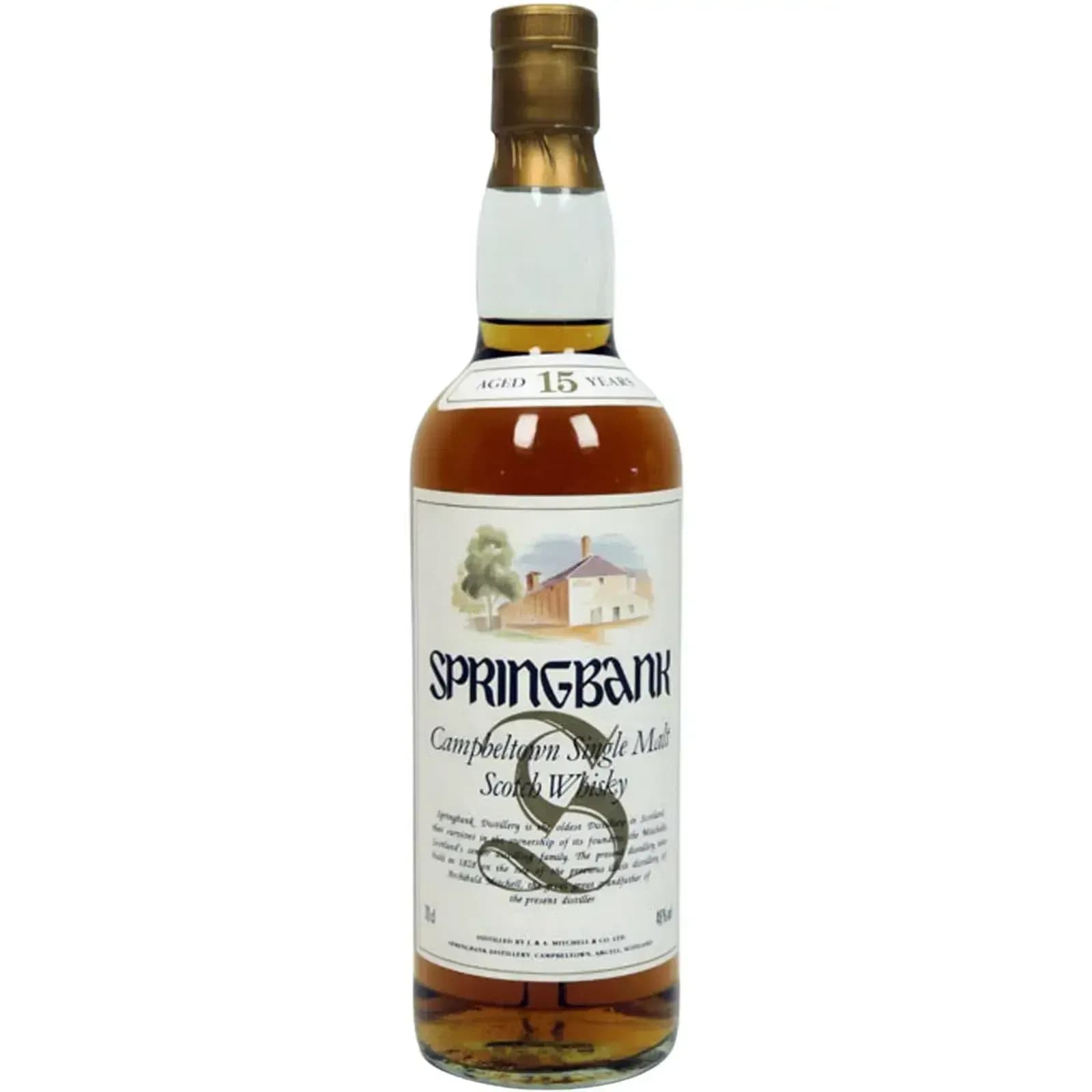 Springbank 15 Years Old Distillery Picture Label