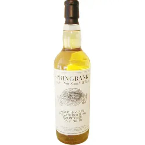 Springbank 16 Years Old 1993 Private Bottling Cask Nr.20
