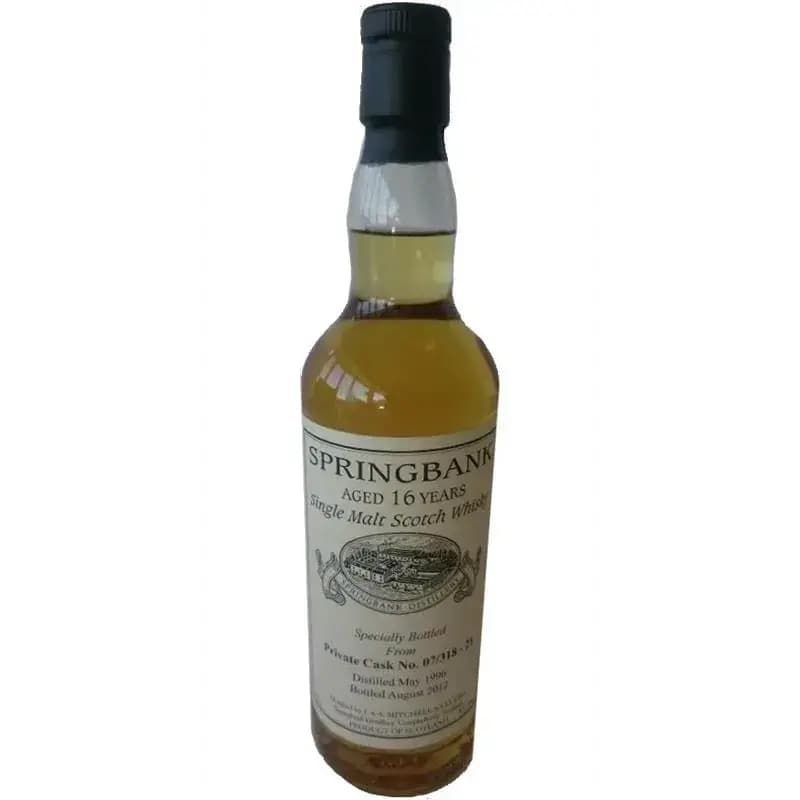 Springbank 16 Years Old 1996 Private Bottling Cask Nr.07/318 - 21