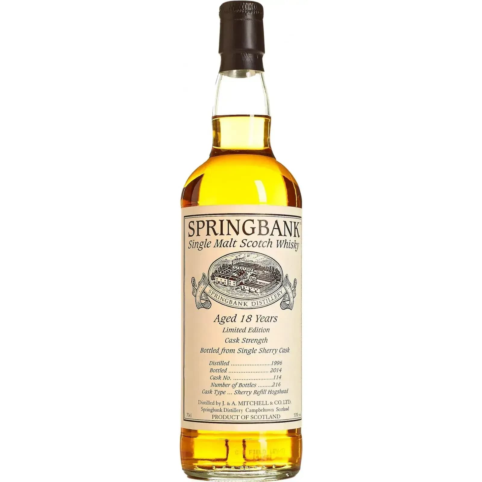 Springbank 18 Years Old 1996 Private Bottling Cask Nr.114