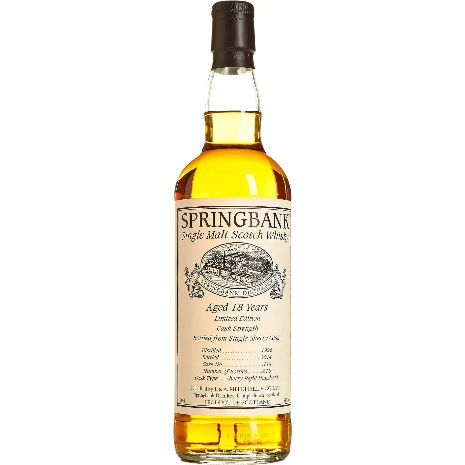 Springbank 18 Years Old 1996 Private Bottling Cask Nr.114