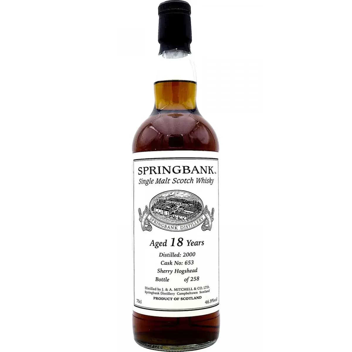 Springbank 18 Years Old 2000 Private Bottling Cask Nr.653