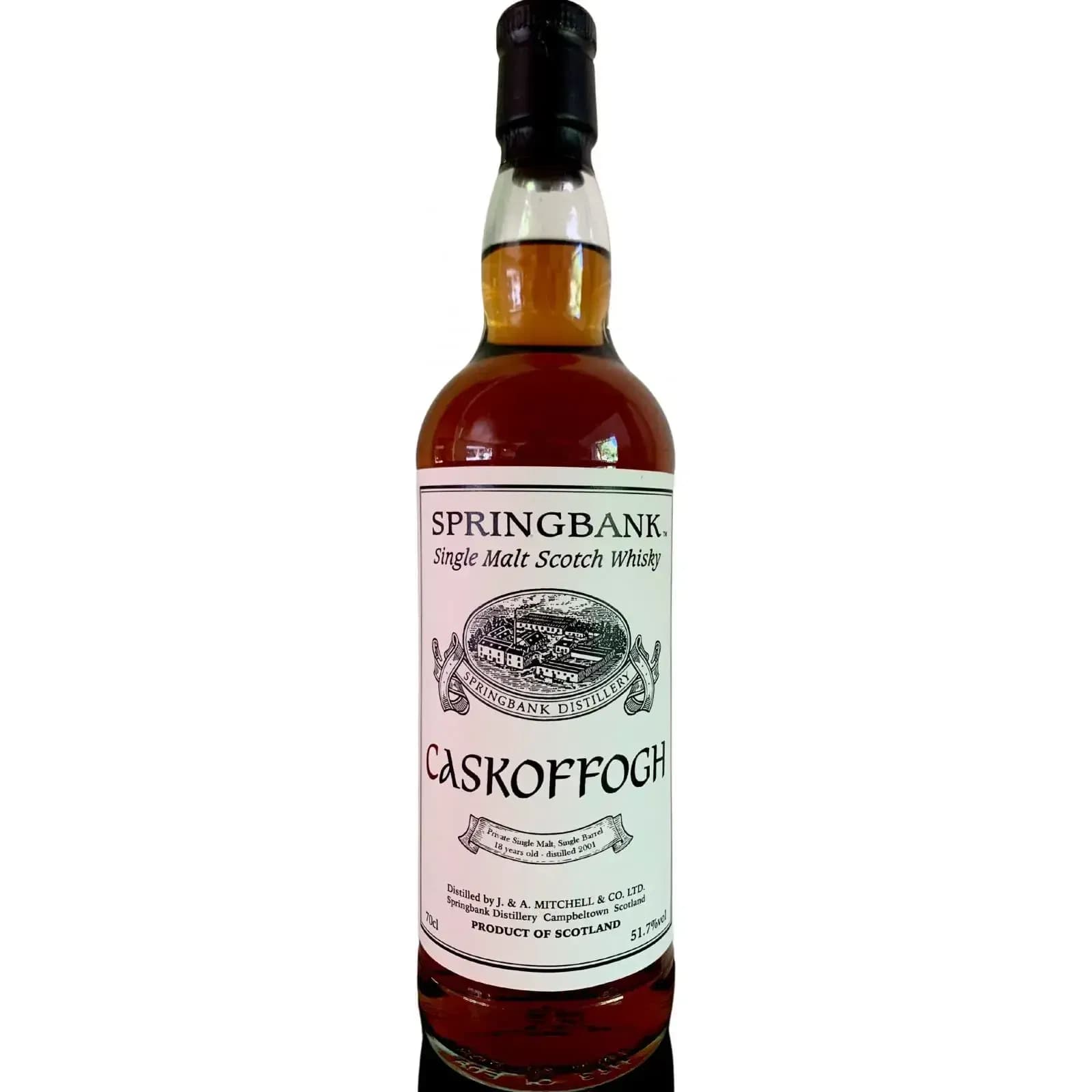 Springbank 18 Years Old 2001 Private Bottling Cask Nr.99