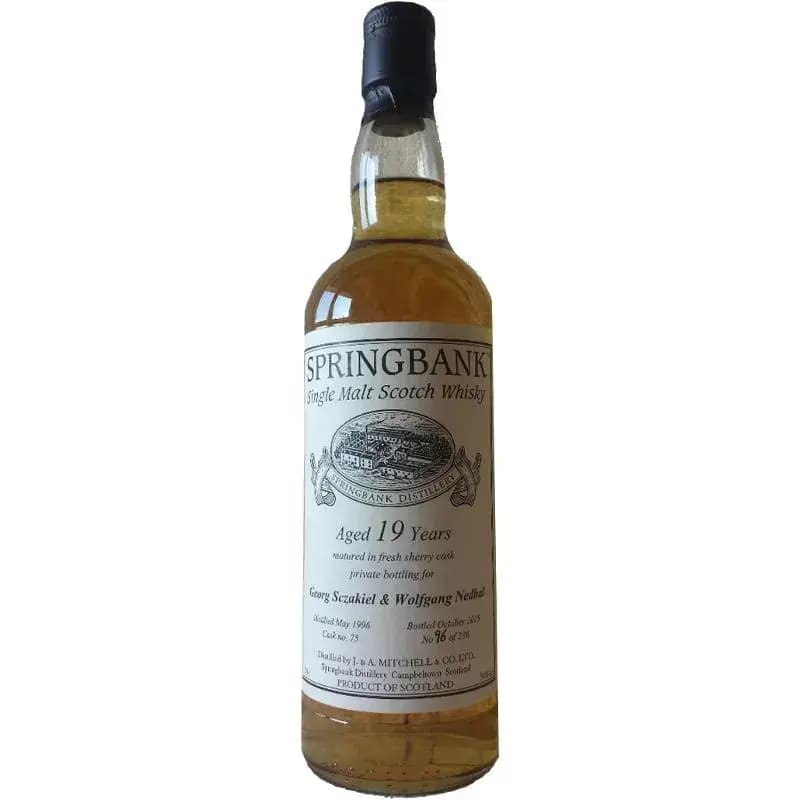 Springbank 19 Years Old 1996 Private Bottling Cask Nr.75