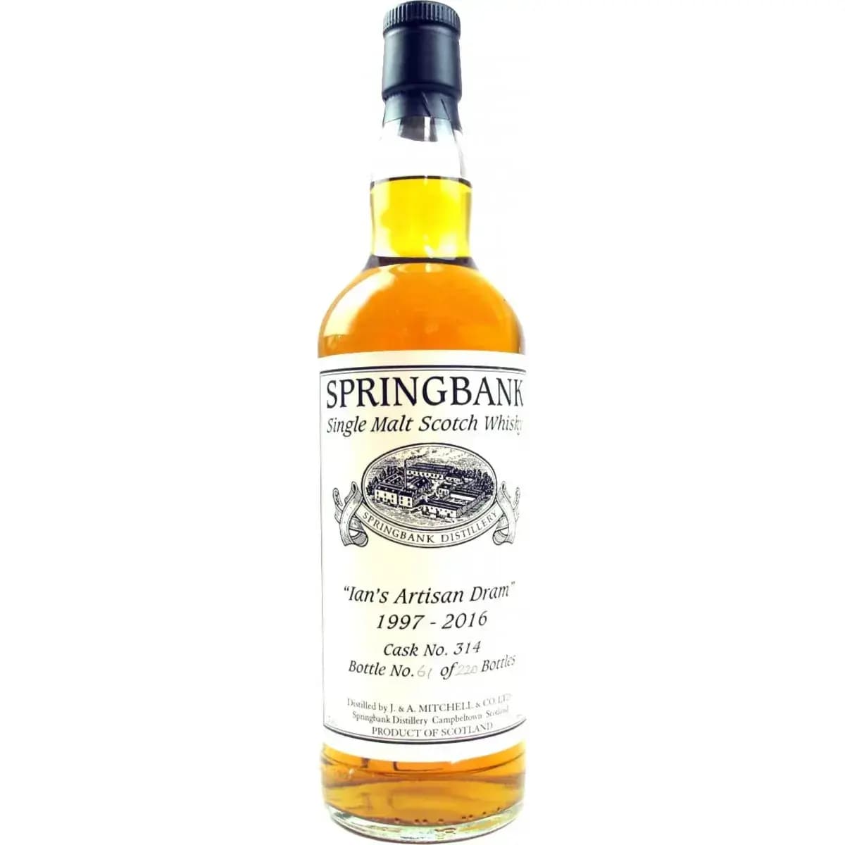 Springbank 19 Years Old 1997 Ians Artisan Dram Private Bottling Cask Nr.314