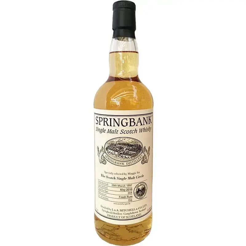 Springbank 19 Years Old 1997 Private Bottling Cask Nr.244