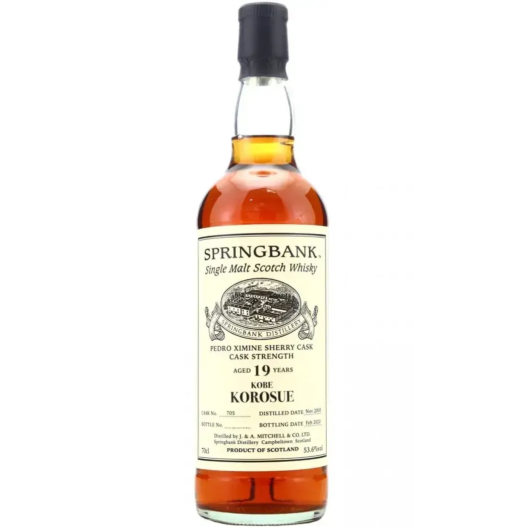 Springbank 19 Years Old 2000 Private Bottling Cask Nr.705