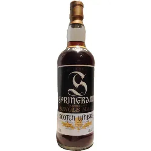 Springbank 1964 Black Label Cork Stopper