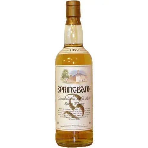 Springbank 1972 Distillery Picture Label