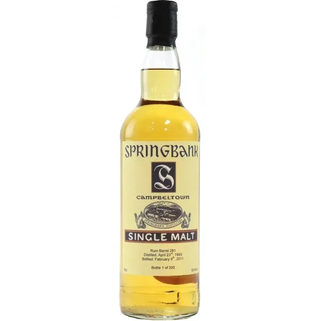 Springbank 1993 Cask Nr.281