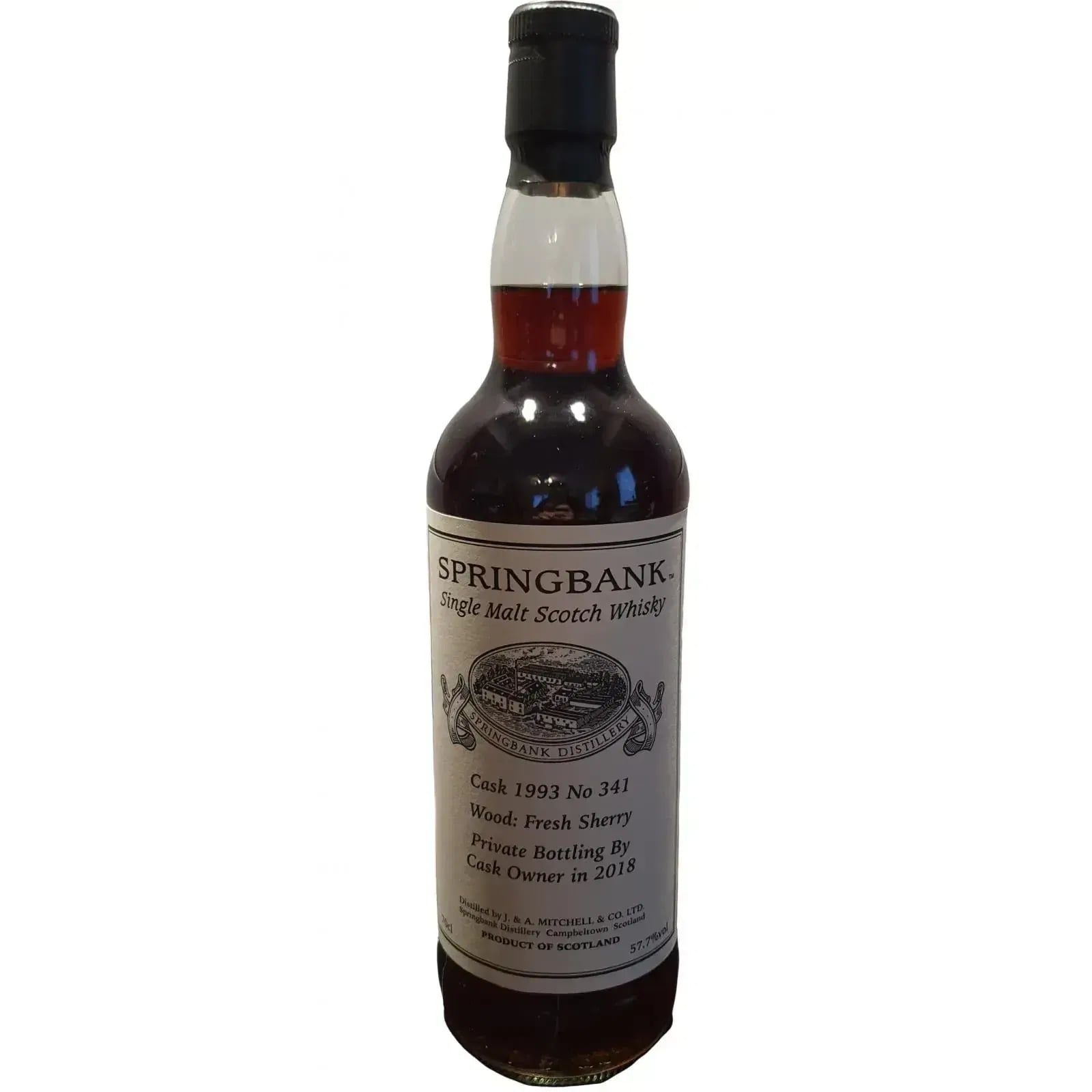 Springbank 1993 Private Bottling By Cask Owner Nr.341