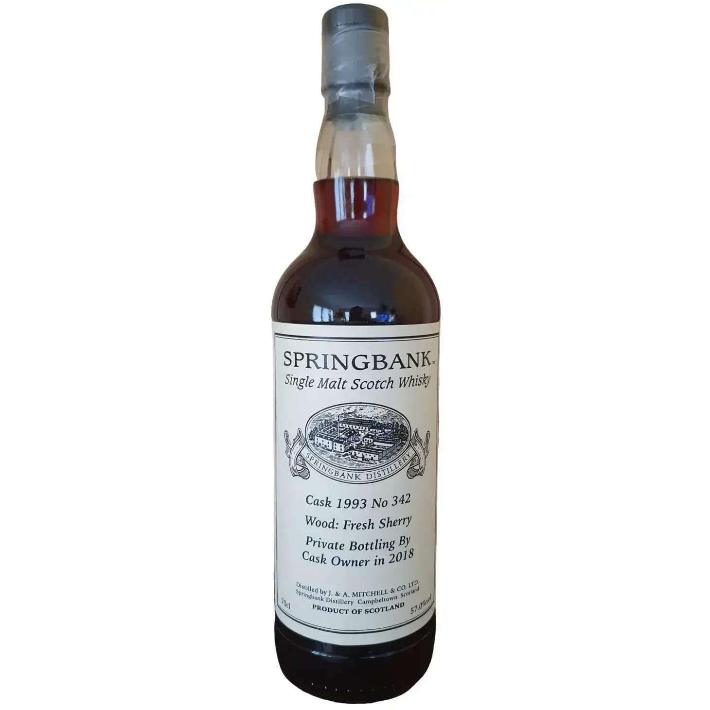 Springbank 1993 Private Bottling By Cask Owner Nr.342