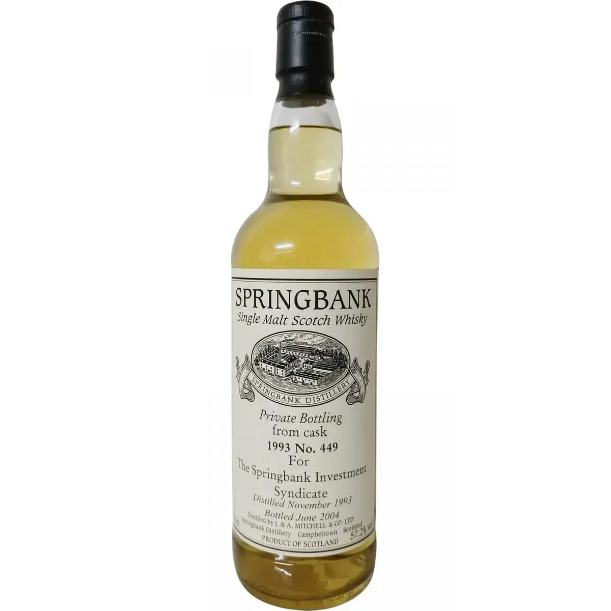 Springbank 1993 Private Bottling Cask Nr.449