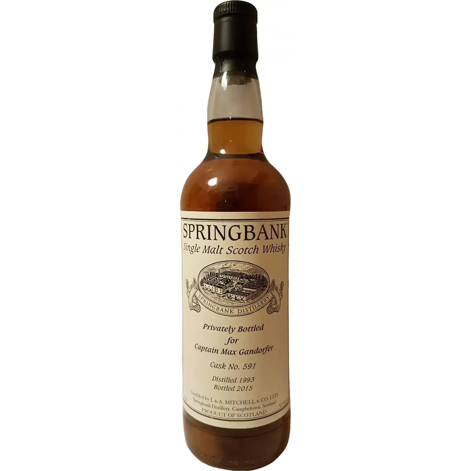Springbank 1993 Private Bottling Cask Nr.591