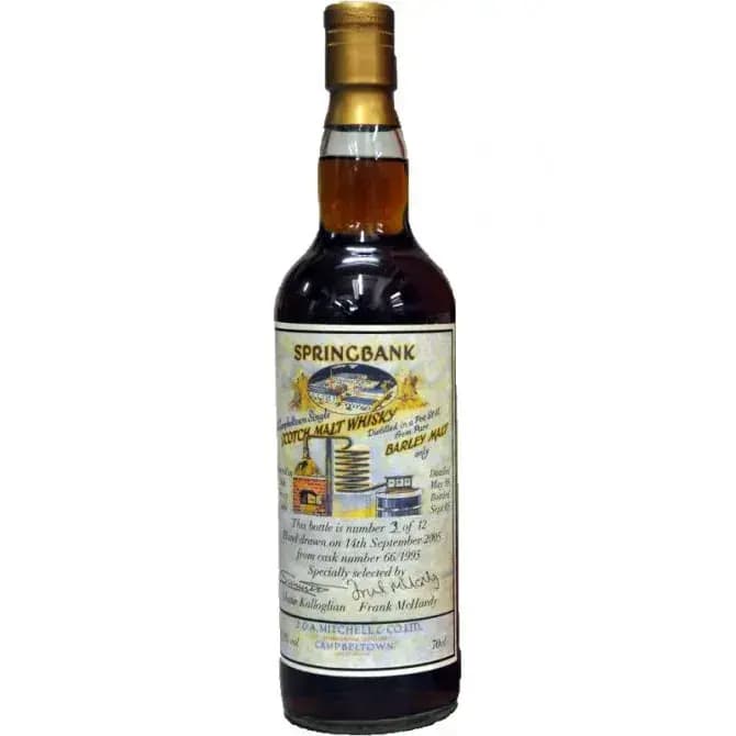 Springbank 1995 Cask Nr.66/1995
