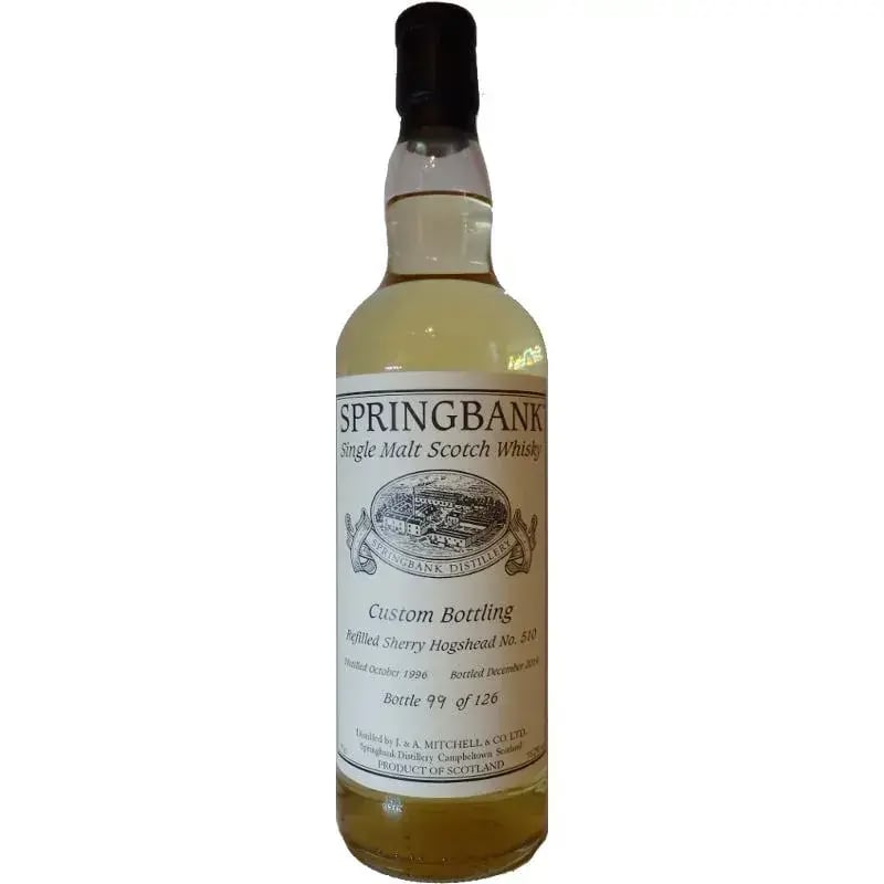 Springbank 1996 Custom Bottling Cask Nr.510