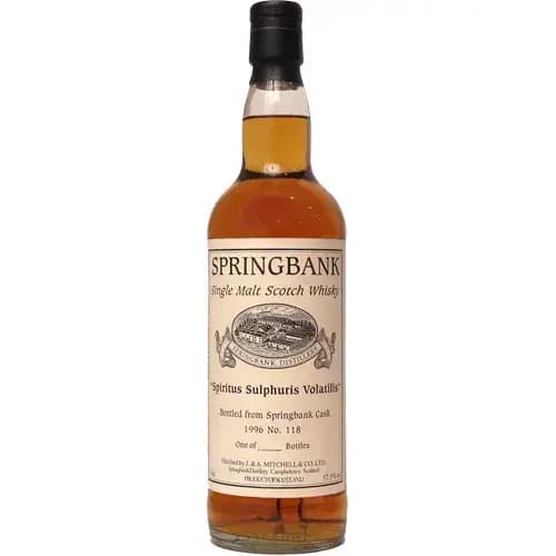Springbank 1996 Private Bottling Cask Nr.118