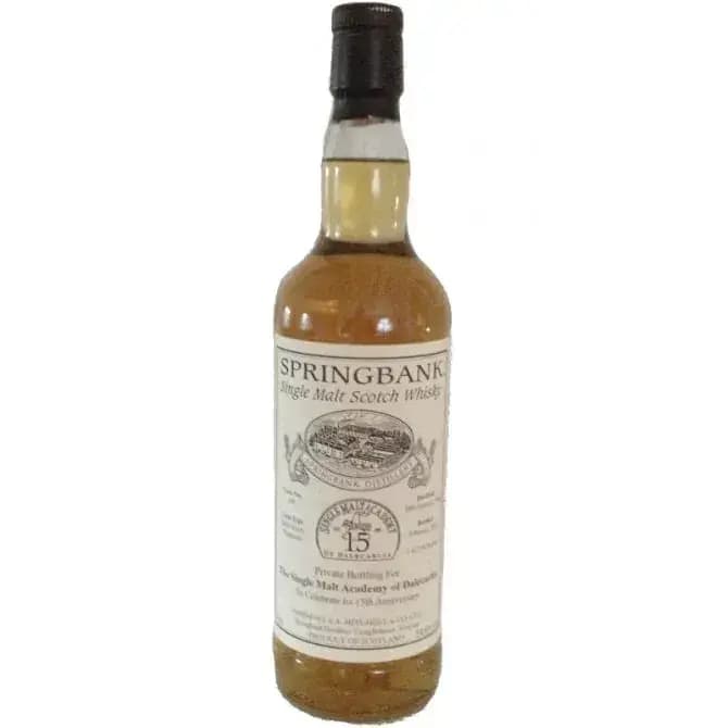 Springbank 1996 Private Bottling Cask Nr.500