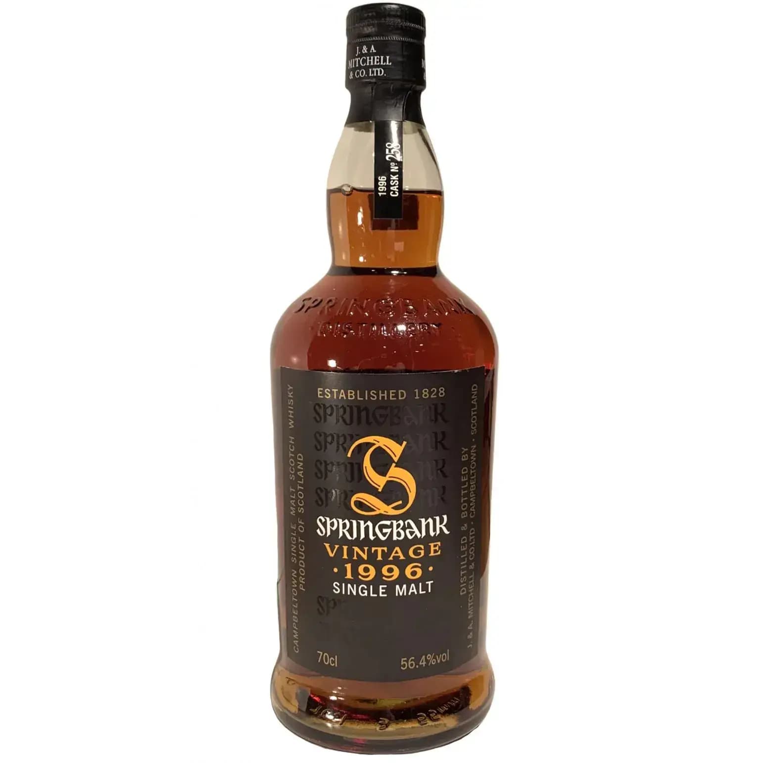 Springbank 1996 Vintage For Kensington Wine Market Cask Nr.258